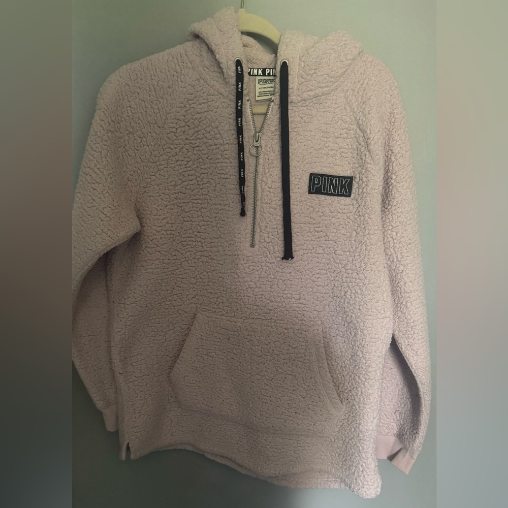 Pink Sherpa Hoodie